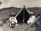 Reville / Walton family. Children camping