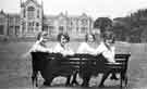 Cath (nee Pearce) Dawson, with friends at the Sheffield Training College, Collegiate Crescent