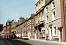 Bank Street showing (centre) Nos.18-20, Portfield Garrard and Co., estate agents (originally the offices for the Sheffield Independent)