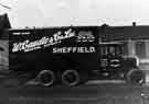 View: t09504 Shefflex removals lorry belonging to W. Caudle and Co. Ltd., removal contractors, Queen's Road 