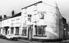 View: t09513 Porter Cottage public house, No. 286 Sharrow Vale Road and corner of (right) Meadow Terrace