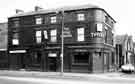 Royal Lancers public house, Nos. 66 - 68 Penistone Road showing (right) Dixon Street 