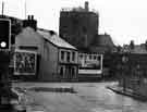 View: t09637 Earl Grey public house, No.97 Ecclesall Road showing (top centre) Sheaf Brewery, S.H. Ward and Co. Ltd.