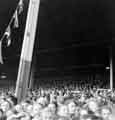 Crowds at Hillsborough football ground during the royal visit of Queen Elizabeth II