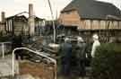 Aftermath of fire at Frecheville Infants School, Fox Lane
