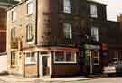 Crown Inn, Nos. 87 - 89 Forncett Street and the junction with Harleston Street