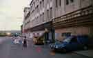 Ecclesall Road frontage of Sunwin House, formerly Sheffield and Ecclesall Co-operative store (Arcade),prior to demolition c.1987