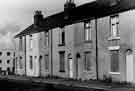 Derelict terraced housing at Mundella Place, Woodseats