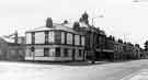 View: t10359 Salutation Inn, No.126 Attercliffe Common at junction with Coleridge Road showing (right) the Attercliffe Pavilion Cinema (demolished in 1982)