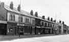Shops on Attercliffe Common close to the Attercliffe pavilion showing (left) Karam Dad
