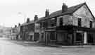 Derelict shops on Attercliffe Common at junction with (right) Belmoor Road