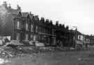 Derelict housing on Alderson Road viewed from Woodhead Road
