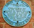 River Don History Trail Plaque marking the site of Attercliffe Road Baths River Don History Trail Plaque marking the site of Attercliffe Road Baths