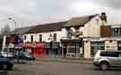 Shops on Attercliffe Road showing (l.to r.) Nos. 557 - 559 Fantasy Locker, adult shop; No.561 Tattoo Studio; No. 563 Carlton public house and No.565 M. A. Tooling, engineering tools and equipment