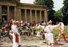 View: t10721 Winster Morris Dancers at the Festival in the Park, Weston Park