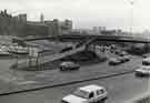 View: t10882 Sheaf Street showing (left) Commercial Street and (right) Park Square roundabout