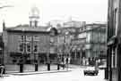 View: t10888 View from Nursery Street of Lady's Bridge showing (left) Bull and Mouth public house, Nos. 28-30 Waingate