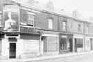 Derelict shops on Abbeydale Road showing (centre) No.32 Beryl, ladies outfitters 