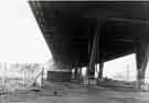 View: t10917 Underside of Tinsley Viaduct from the end of Alsing Road