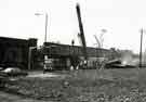 View: t10943 Dismantling of Heeley Railway Bridge, London Road, c.1982