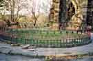 Anglican chapel at the General Cemetery, showing the railings which originally surrounded the James Montgomery statue there.