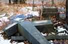 Fallen gravestones, Wardsend Cemetery, Owlerton 