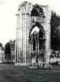 St Mary's Abbey, York. Part of the north and west walls which formed the nave and crossing.  Now in the York Museum Gardens.