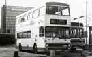 View: t11342 South Yorkshire Transport. Bus No. 485 in bus park off Harmer Lane