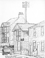 Sketch by Jack M. Ambler of Oughtibridge telephone exchange