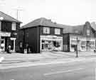 Hutcliffe Wood Road showing A  and A Langsley, fish and chip shop and Sheffield and Ecclesall Co-operative