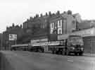 Lorry moving beams for railway bridge on Jenkin Road 