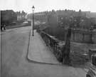 View: u07010 Canal bridge, Shirland Lane (houses on the right are Chippingham Street)