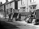 Pavement laying, Spurr Street, Heeley