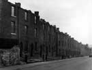 Tilford Road, terraced houses (near number 35) under demolition