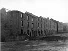 Tilford Road, terraced houses (near number 35) under demolition
