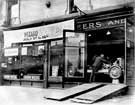 E. H. Pickford and Co. Ltd., motor dealer and engineer, Crescent Works, Ecclesall Road. View of the exterior of the showroom during a Hillman 'Wizard' Show Week, 1927