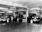 E. H. Pickford and Co. Ltd., motor dealer and engineer,. Display of Hillman and Humber cars in the showroom, Crescent Works, Ecclesall Road 
