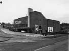 View: u07629 Rex Cinema, junction of Mansfield Road and Hollybank Road.  30th December 1980.