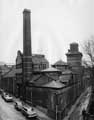 Rear of the Glossop Road Swimming Baths, viewed from Victoria Street