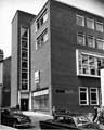 Yorkshire Electricity Headquarters newly constructed at the corner of Change Alley and Norfolk Street, c. 1961