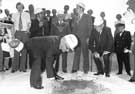 Unknown stone laying ceremony involving the Lord Mayor