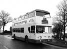 Route No. 52 Daimler Fleetline 1964 / Park Royal body bus at Heavygate Avenue terminus, Crookes