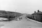 Manor Oaks Road at the junction of Whites Lane looking towards the area in which Hyde Park Flats would subsequently be built.