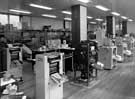 Printing Department at The Mount, Glossop Road, head office of United Steel Companies Ltd Printing Department at The Mount, Glossop Road, head office of United Steel Companies Ltd