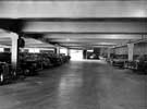 Underground car park at The Mount, Glossop Road, head office of United Steel Companies Ltd Underground car park at The Mount, Glossop Road, head office of United Steel Companies Ltd