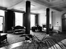 Main reception area for visitors at The Mount, Glossop Road, Head Office of United Steel Companies Ltd.