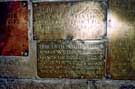 Memorials within Sheffield Cathedral, Church Street