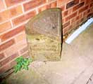 Boundary stone on Convent Walk 