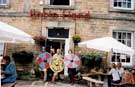 Re-enactment event at the Robin Hood and Little John Inn (also known as The Robin Hood), Greaves Lane, Little Matlock