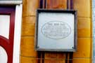 Plaque on the entrance to the Ship Inn, No 312, Shalesmoor, junction of Dunfields 